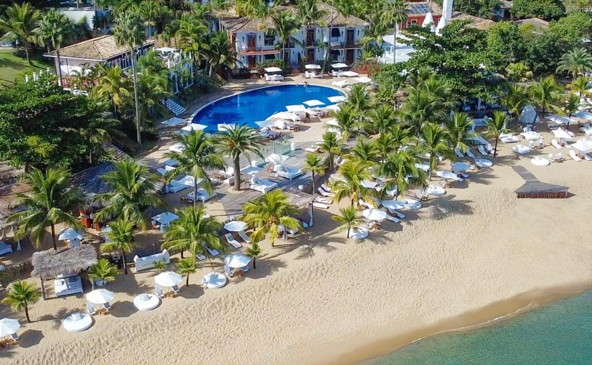Dpny海滩水疗酒店 伊利亚贝拉 外观 照片 Aerial view of the beach at the hotel